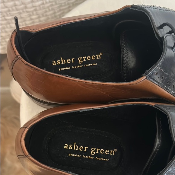 Elegant Black and Brown Men's Oxfords - Picture 4 of 15